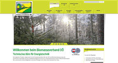 Desktop Screenshot of biomasseverband-ooe.at