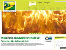 Tablet Screenshot of biomasseverband-ooe.at
